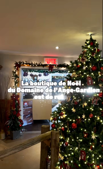 La Boutique de Noël est de retour au Domaine de l’Ange-Gardien! 